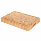 Heim Concept Professional Grade Bamboo Large Butcher Block - Grainy Pattern-Brown, Bamboo