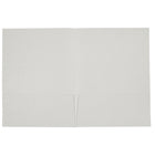 JAM Paper Handmade Recycled Folders, Metallic White, 6 Pack (5964502g)-Dimension: 12"h x 9"w x 1/5"d
