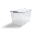 TRU RED 58.2 L Plastic Storage Tote with Locking Lid-Storage tote is great for organizing the home and office