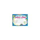 Trend Enterprises Student of The Week Certificate 8-1/2" x 11", 180 Pack (T-2960)-Color: White