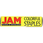 JAM Paper Standard Size Colourful Staples, Yellow, 5 Pack (335yeg)-4