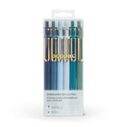 Poppin Gel Luxe Retractable Pen – Assorted Blues – 12 Pack-Retractable Gel Luxe Pens