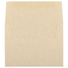 JAM Paper A2 Invitation Envelopes, 4.38 x 5.75, Parchment Brown Recycled, 100 Pack (53447g)-Size: A2 (4-3/8" x 5-3/4")