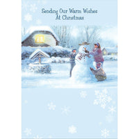 Our Wishes, Snowman, 18 Pack-Printed on premium coated card stock