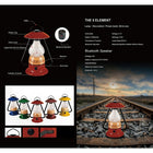 De-Light Series "The 5 Elements" All-In-One Lamp, Metal Yellow-Materials: Bamboo+Metal+Glass+Plastic