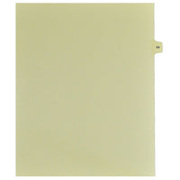 Mark Maker Legal Exhibit Index Tab Buff Single Tabs, 1/15th Cut, Letter Size, No Holes, Number 64, 25 Pack-Buff Single Tabs, 1/15th Cut