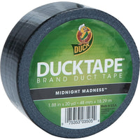 Colour Duck Tape Brand Duct Tape, Midnight Madness (Black)-Colour Duct Tape