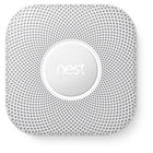 Google Nest Protect Smoke and Carbon Monoxide Alarm with Battery, 2nd Generation (S3000BWEF)-Sends alerts to your phone in case you aren't home