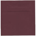 JAM Paper 8.5 x 8.5 Square Envelopes, Burgundy, 50 Pack (36395841I)-Burgundy dark base envelope