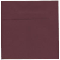 JAM Paper 8.5 x 8.5 Square Envelopes, Burgundy, 50 Pack (36395841I)-Burgundy dark base envelope