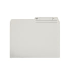 Hilroy Recycled File Folders - Letter Size - 9" x 11 3/4" - Ivory - 100 Pack-Letter size file folder