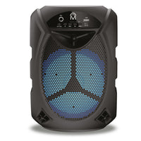 M True Wireless 6.5" LED Bluetooth Speaker  - Black-Designed to deliver clean amplified sound, bringing more life to any party