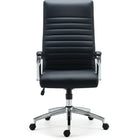Staples Bentura Bonded Leather Manager's Chair - Black-Manager's chair