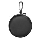 Nifty Round Earbud Case NRECBK , Black-Internal Mesh Pocket for Small Items