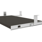 Bestar Prestige Keyboard Tray and Cpu Stand, Slate-Slate