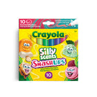 Crayola Silly Scents Smash-Ups Broad Line Markers - 10 Pack-Crayola Silly Scents Smash-Ups blend two sweet scents in each marker - a colourful treat for the eyes and the nose! Colours wash off skin and can be easily cleaned from most clothing fabrics.
