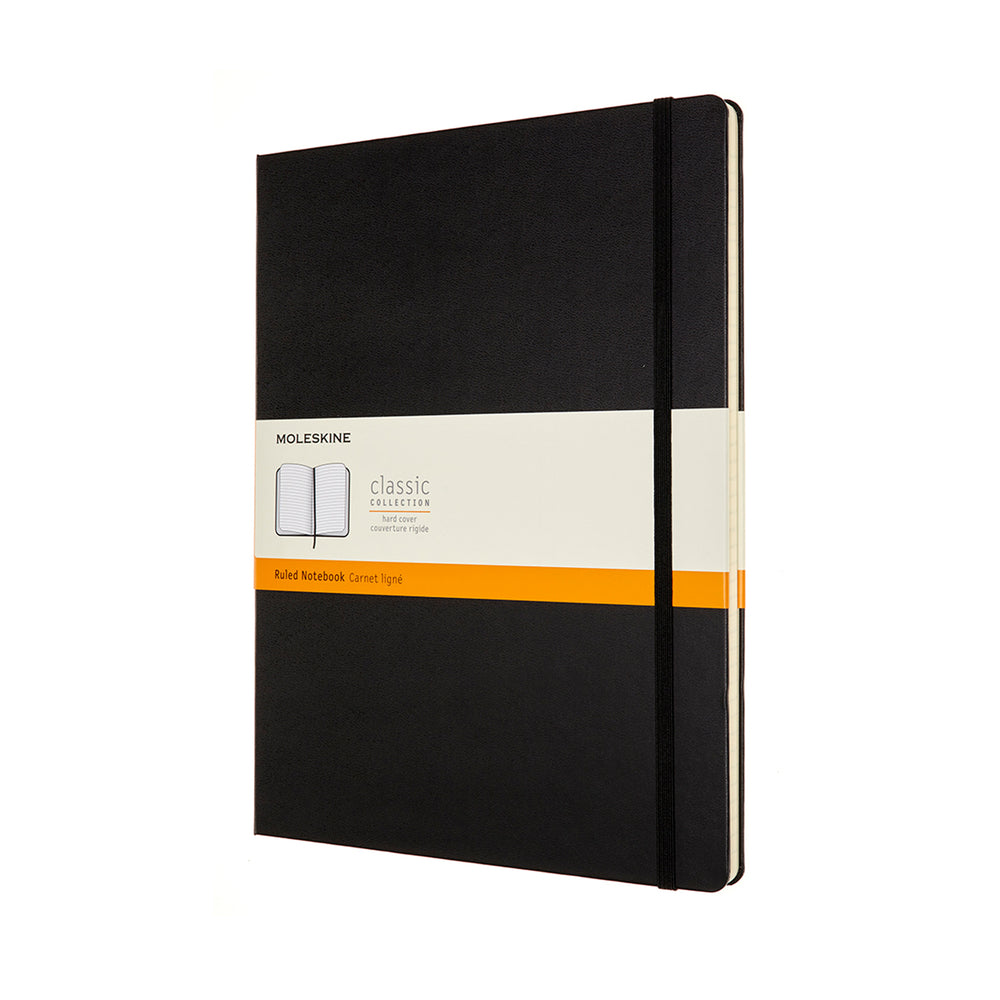Moleskine Notebook - 2X-Large - Ruled - Hard Cover - 8.5