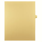 Mark Maker Legal Tabs - Letter Size - Buff - 1/25th cut - 25 tabs per package - 5 packages Pack - Number 110-Buff Single Tabs