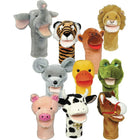Get Ready Kids Plushpups Bigmouth Animal Hand Puppet, 10/Set-Design: Bigmouth animal