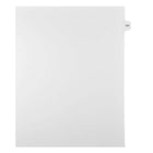 Mark Maker Legal Exhibit Index Tab White Single Tabs, 1/15th Cut, Letter Size, No Holes, Number 137, 25 Pack-White Single Tabs, 1/15th Cut