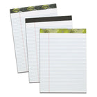 Staples Single Fashion Writing Pad - 8-1/2" x 11-3/4" - Narrow-Ruled - 50 Sheets - Assorted Colours-Assorted colour fashion headtapes