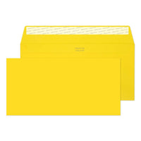 Blake Creative Color Bright Yellow Invitation Envelopes - 4 1/2" W x 9" L - Banana Yellow - 25 Pack-Banana Yellow