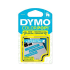 Dymo COLORPOP 1/2" Label Tape, Blue/White (2056735)-Blue/White