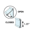 Azar Displays 1.25"H Flip-up C-Channel, 15.63"W (700054)-Sign holder