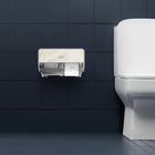 Kimberly-Clark Professional ICON Coreless Standard Roll Toilet Paper Dispenser 2 Roll Horizontal - Warm Marble Design Faceplate-6