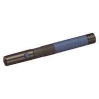 Apollo Classic Comfort Red Laser Pointer - 5 mW - Steel Blue-Classic pen-style Class 3a laser pointer with rubberized cushion grip delivers exceptional comfort
