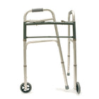 Bios Reciprocating Walker with Wheels-The double button collapsible walker is designed for people that require extra stability and support