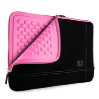 Vangoddy 13.3" Microsuede Laptop Sleeve - Pink-Fits up to laptop 13.3"