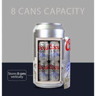 Coors Light Portable 8 Can Mini Fridge-Sleek silver colour