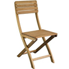 Cathay Importers Acacia Wood Foldable Chair, 15"W x 22"D x 34"H, 2 Pack-Easy to fold up chairs Convenient for storage No assembly required