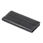 Roots Ladies Slim Clutch Wallet with Top Zipper - Black-2 Slot Pockets