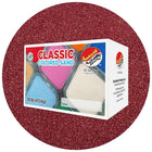 Sandtastik Classic Coloured Sand, 10 lb (4.5 kg) Box, Burgundy-Fine grain with natural sparkle throughout