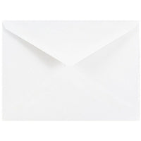 JAM Paper A2 Invitation Envelopes, 4.38 x 5.75, White with V-Flap, 250 Pack (4023206H)-White v-flap booklet envelope
