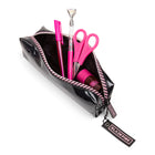 Blackpink Shine On Collection - Pencil & Small Accessories Case - Black (PCA9142BP)-Black prismatic, glossy material for a futurist look