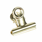 JAM Paper Metal Bulldog Clips - Medium - 31 mm - Gold - 15 Pack-Quantity: 15 per Pack