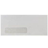 JAM Paper #10 Window Envelopes, 4 1/8 x 9 1/2, White, 500 Pack-White Paper Envelopes