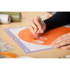 Cricut Cutting Mat Variety - 12" x 24" - 3 Pack-Recommended materials for Light Grip Adhesive Cutting Mat: printer paper, thin card stock, vellum, construction paper, and vinyl.