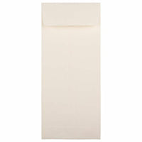 JAM Paper #11 Policy Business Strathmore Envelopes - 4.5" x 10.375" - Natural White Wove - 50 Pack-Colour: Natural White