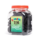 Dowling Magnets Foam Fun Lowercase Magnet Letters, Black (DO-733105)-Black