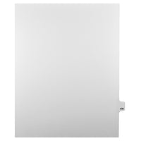 Mark Maker Legal Tabs - Letter Size - White - 1/25th cut - 25 tabs per package - 5 packages Pack - Number 170-White Single Tabs