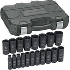 Gearwrench, Impact Deep Socket Sets, 1/2" Drive-Number of Pieces - 19