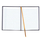 Blueline College Ruled Executive Notebook - 10-3/4" x 8-1/2" - Blue - 150 Pages (75 Sheets)-150 pages