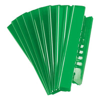 Pendaflex Bright Green Flexible Tabs - 2" - 25 Pack-Soft plastic tab is designed to allow for easy insertion into hanging folders