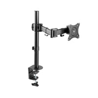 Rocelco DM1 Double Articulated Desktop Monitor Mount-Fits 10" - 24" flat panel computer monitors & TVs up to 17.6 lb