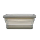 Minimal Silicone Food Storage Container - Grey - 460ml - Set of 2-Heat and freeze resistant