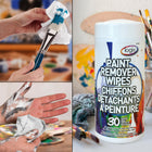 Logix (45482) Paint Remover Wipes, 3 Packs of 30 Wipes-Abrasive yet non-scratching